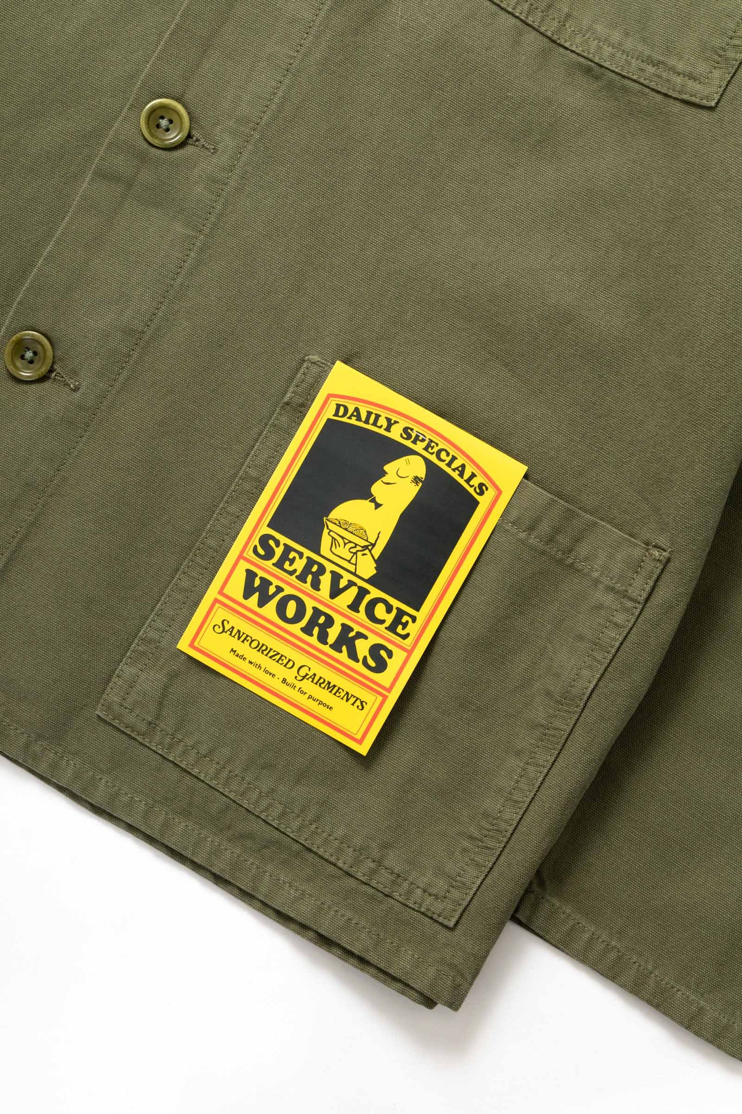 Service Works Classic Chore Shirt Olive