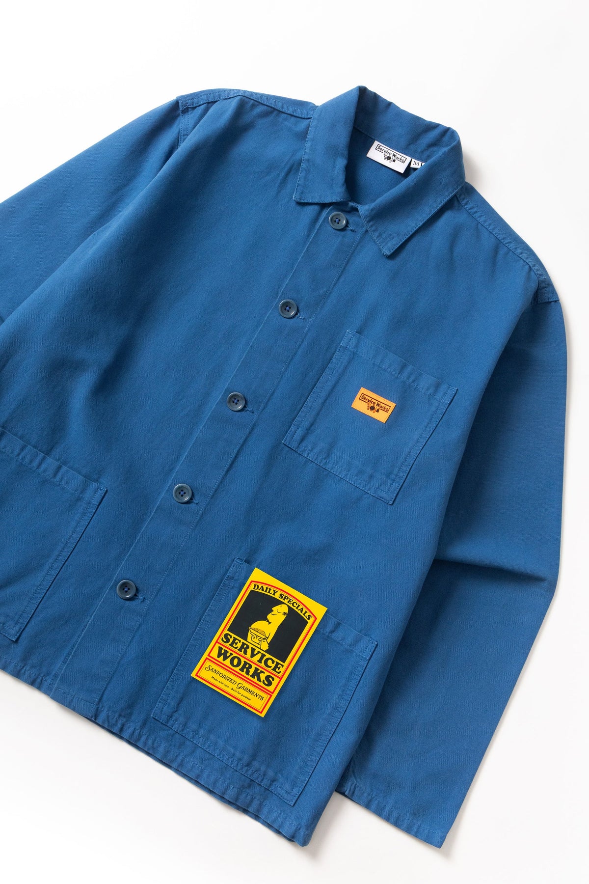 Service Works Classic Chore Shirt Cobalt Blue
