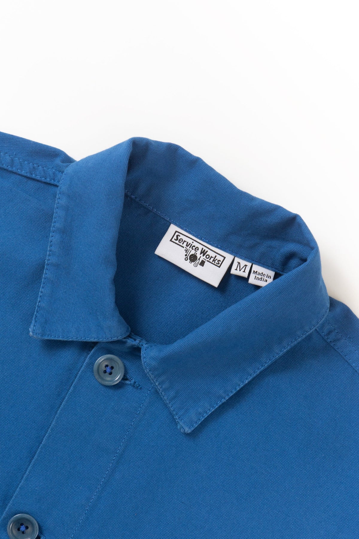 Service Works Classic Chore Shirt Cobalt Blue