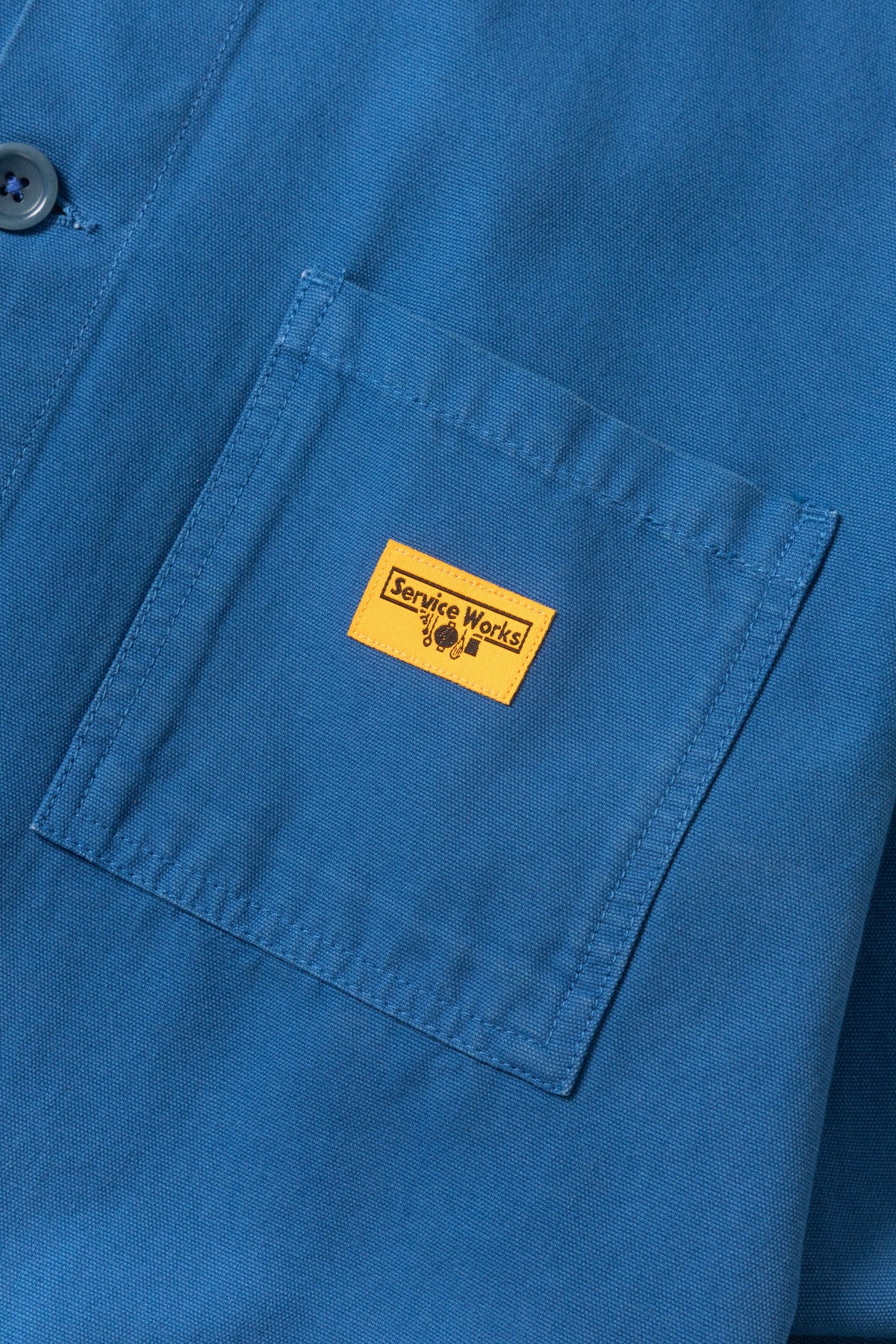 Service Works Classic Chore Shirt Cobalt Blue