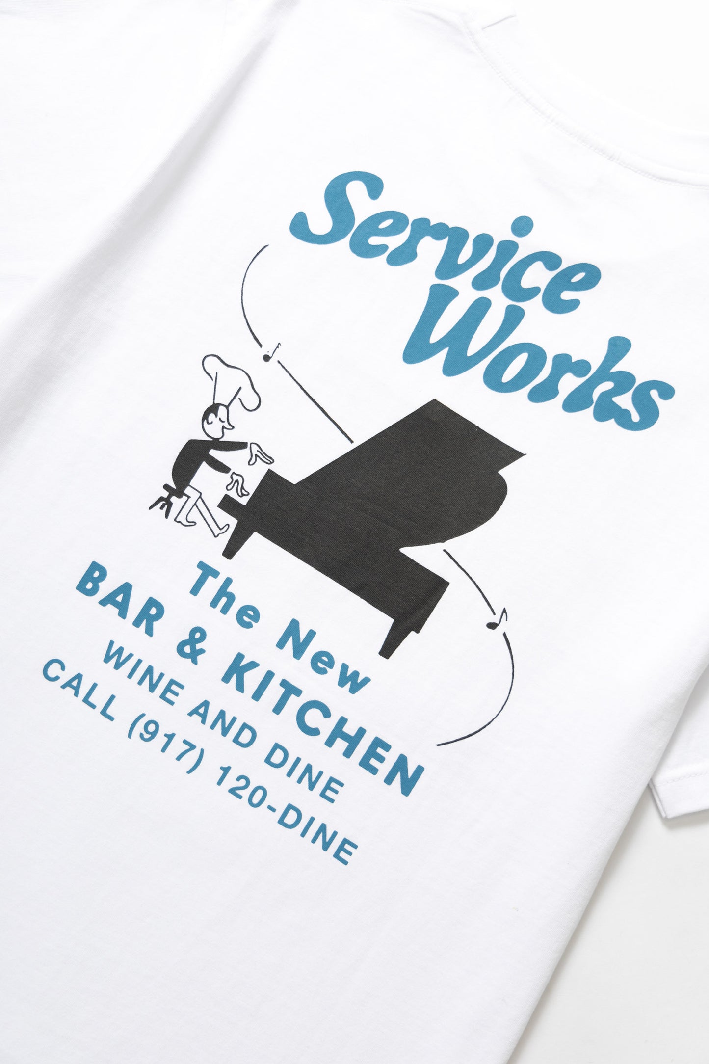 Service Works Bar + Kitchen T-shirt White