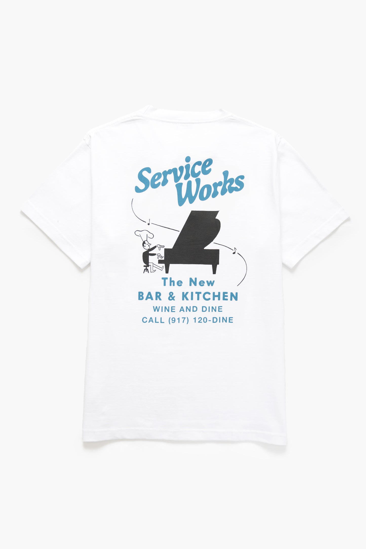 Service Works Bar + Kitchen T-shirt White