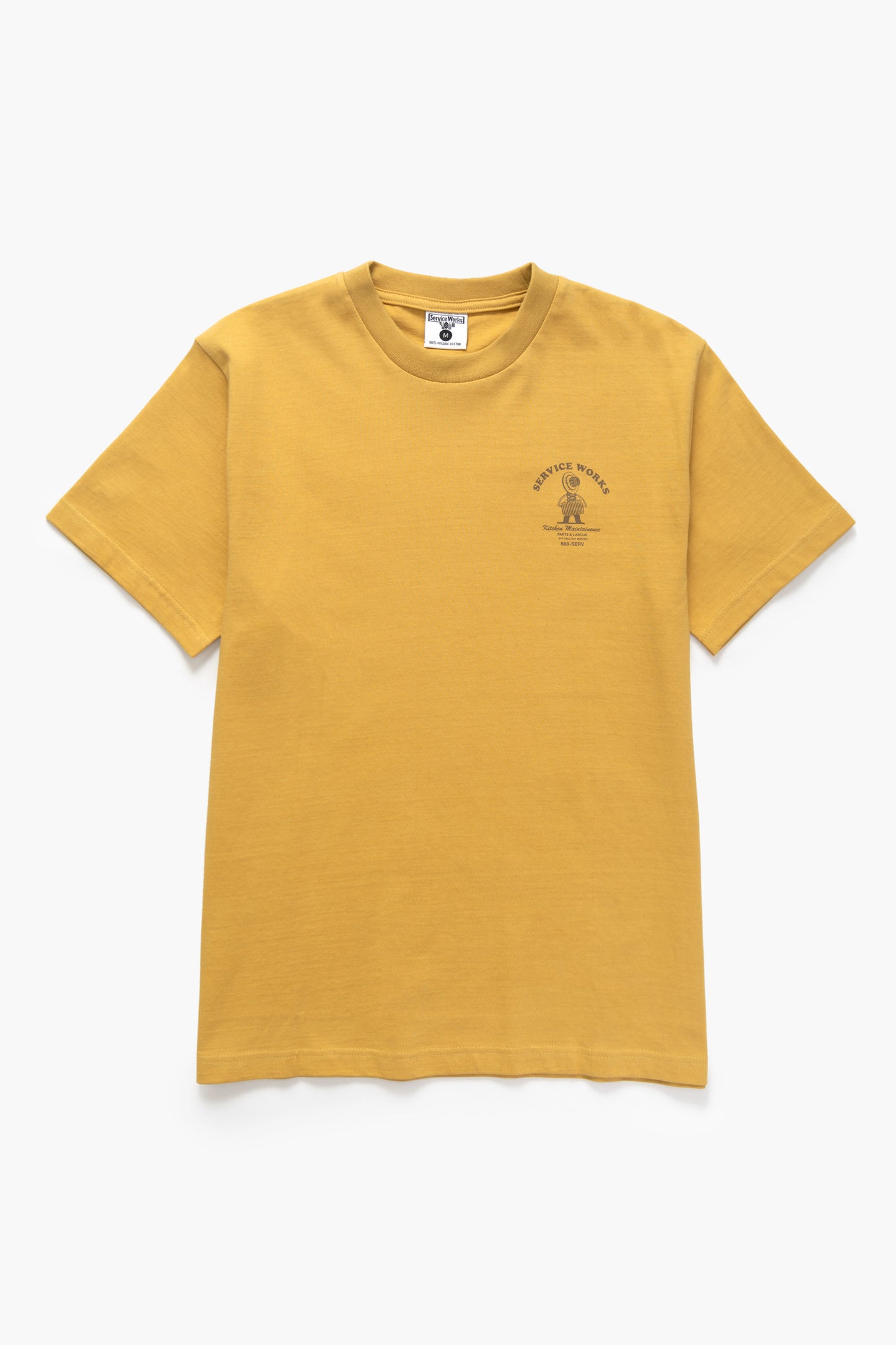 Service Works Maintenance T-shirt Mustard