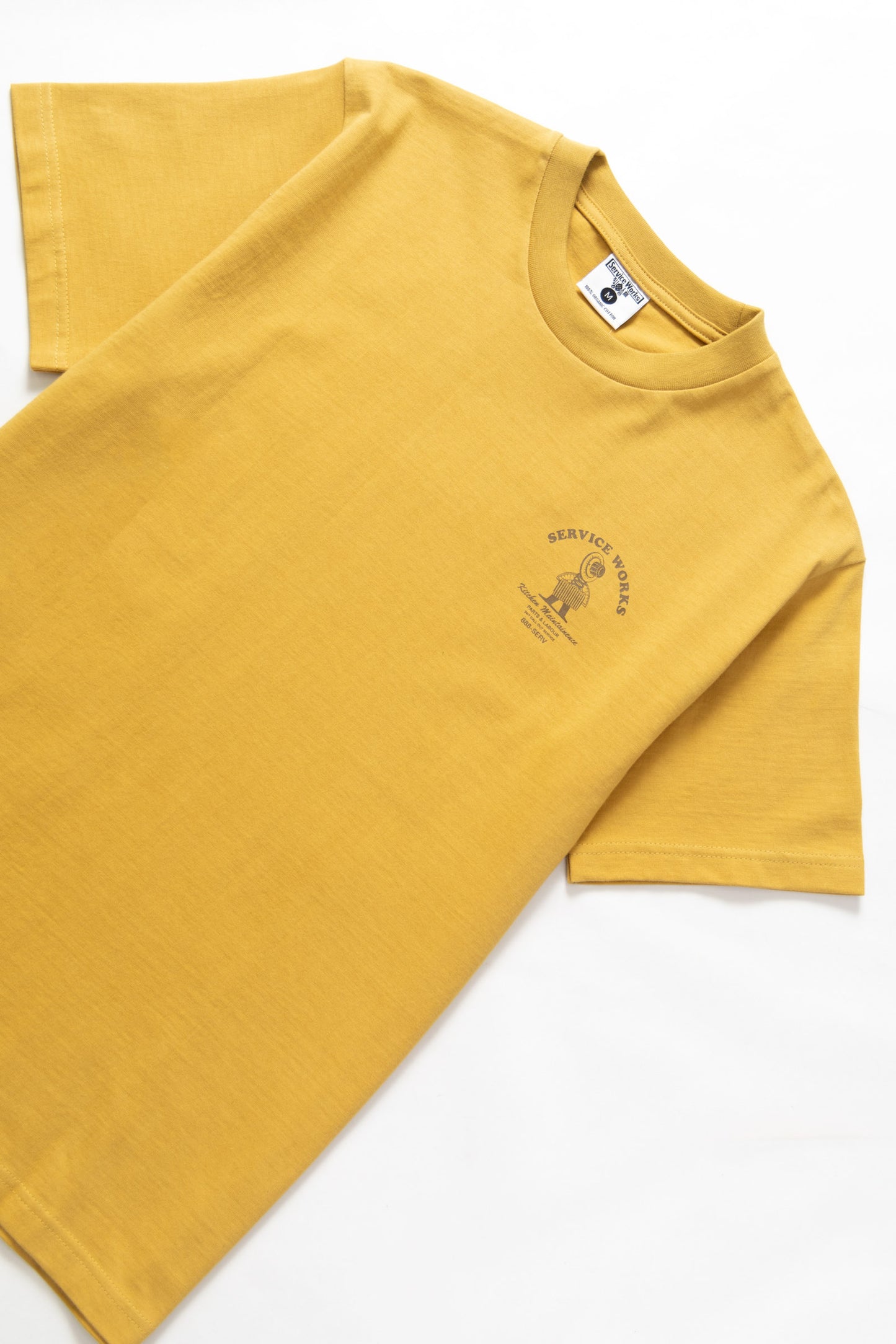 Service Works Maintenance T-shirt Mustard