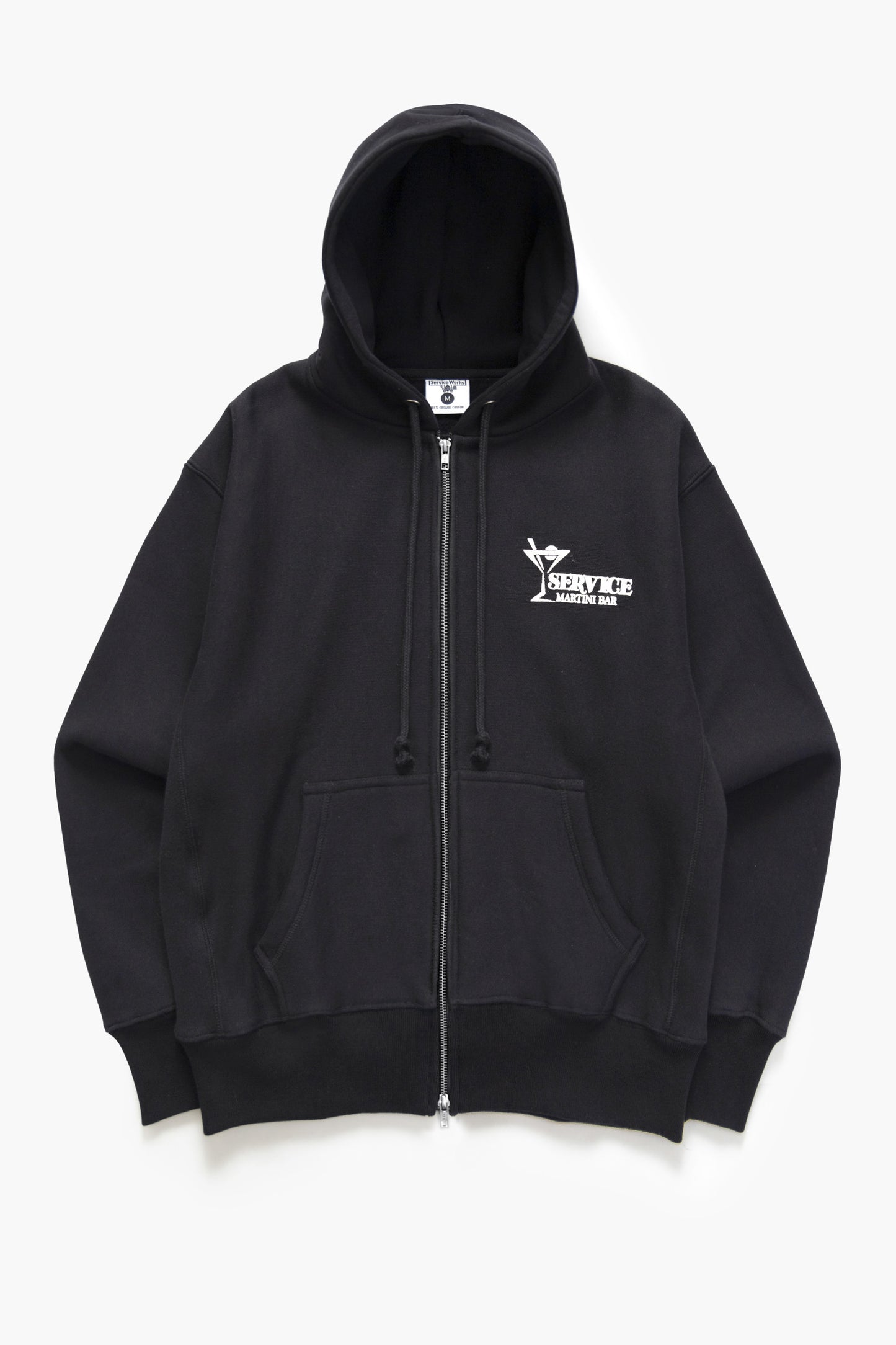 Service Works Martini Zipper Hoodie Black