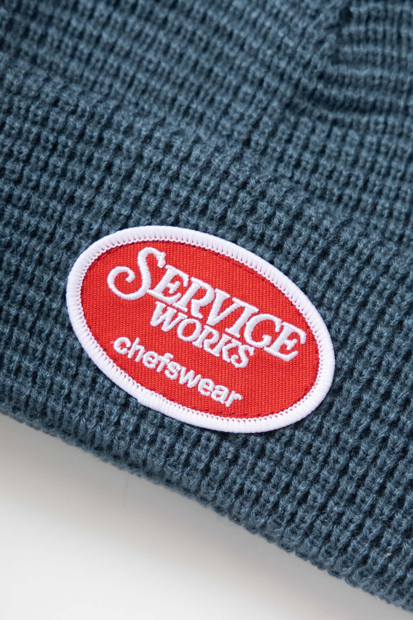 Service Works Waffle Patch Beanie Teal Green