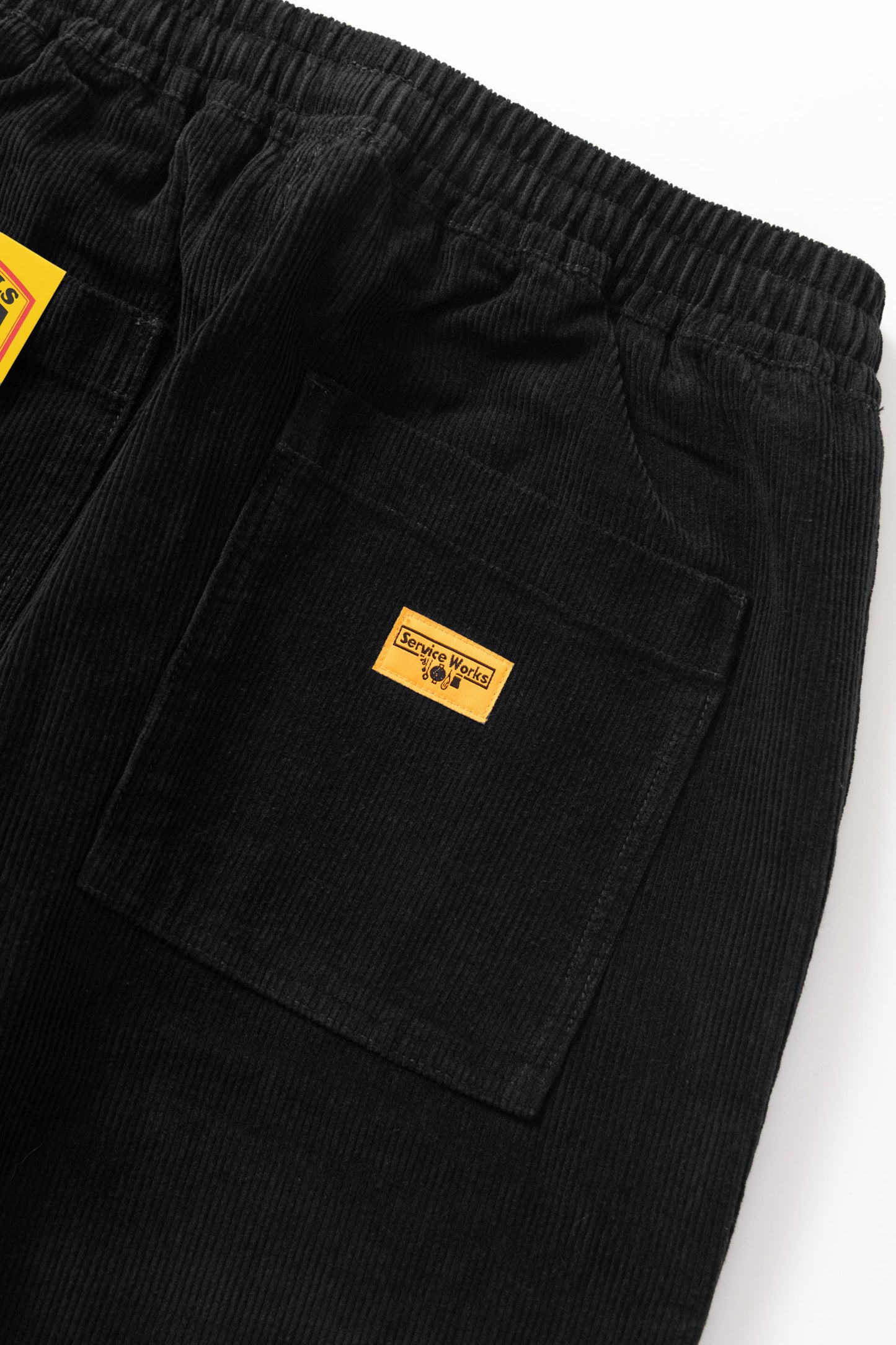 Service Works Corduroy Chef Pant Black