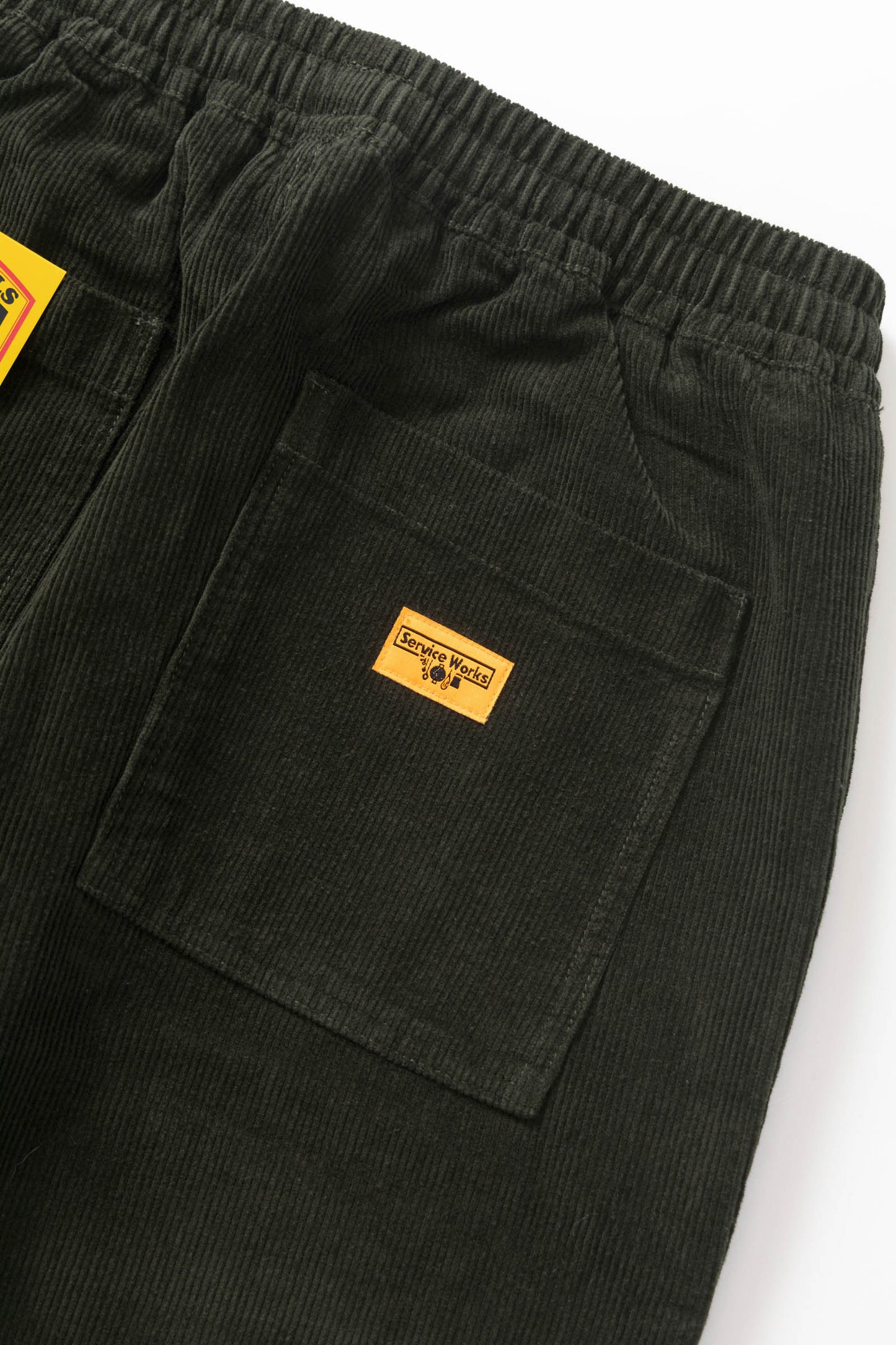 Service Works Corduroy Chef Pant Coppice Green