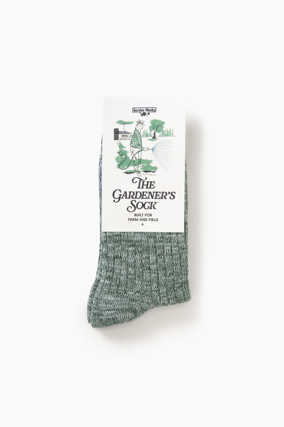 Service Works Gardener's Socks Forest Green