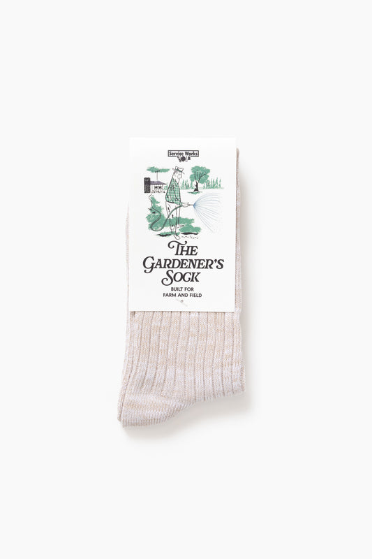 Service Works Gardener Sock Beige