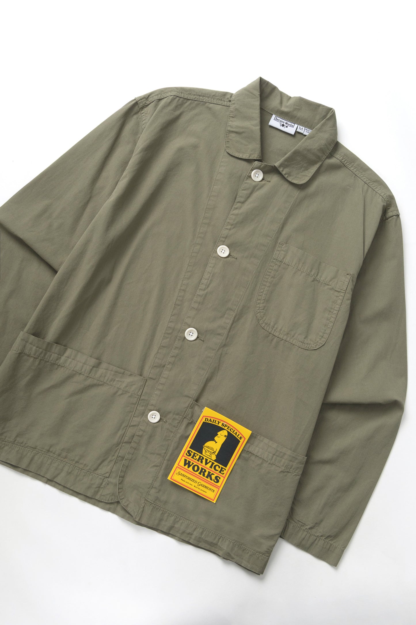 Service Works Easy Chef Shirt Olive