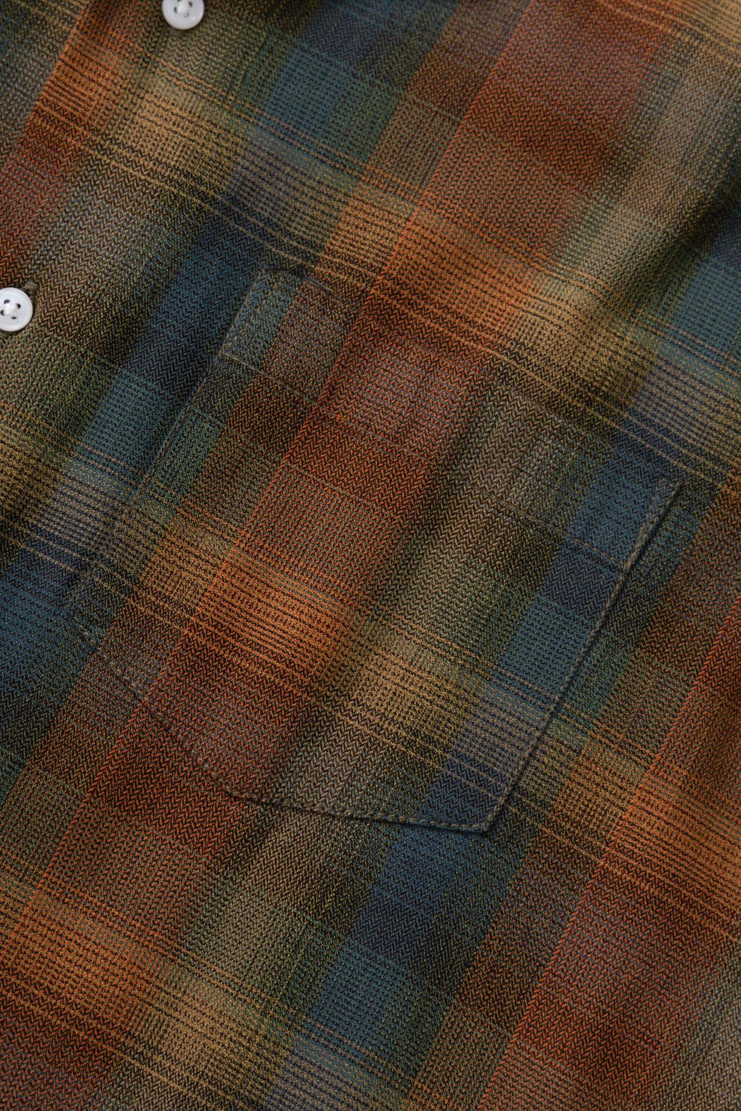 Service Works Plaid Resort Shirt Brown