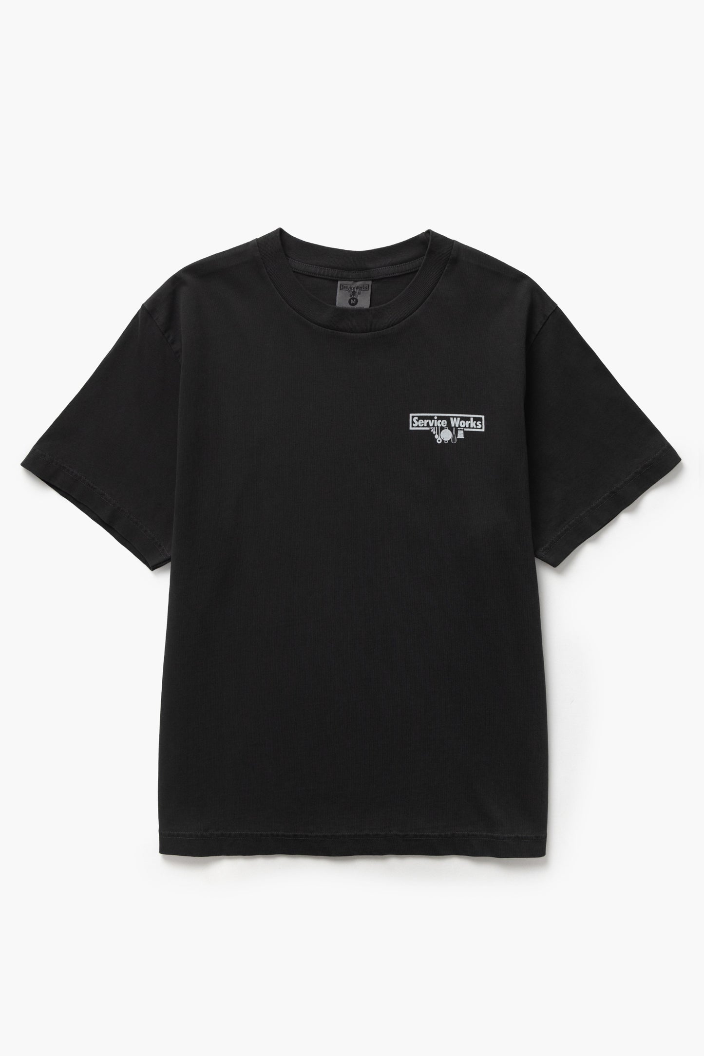 Service Works Pigment Dyed Trademark T-shirt Black