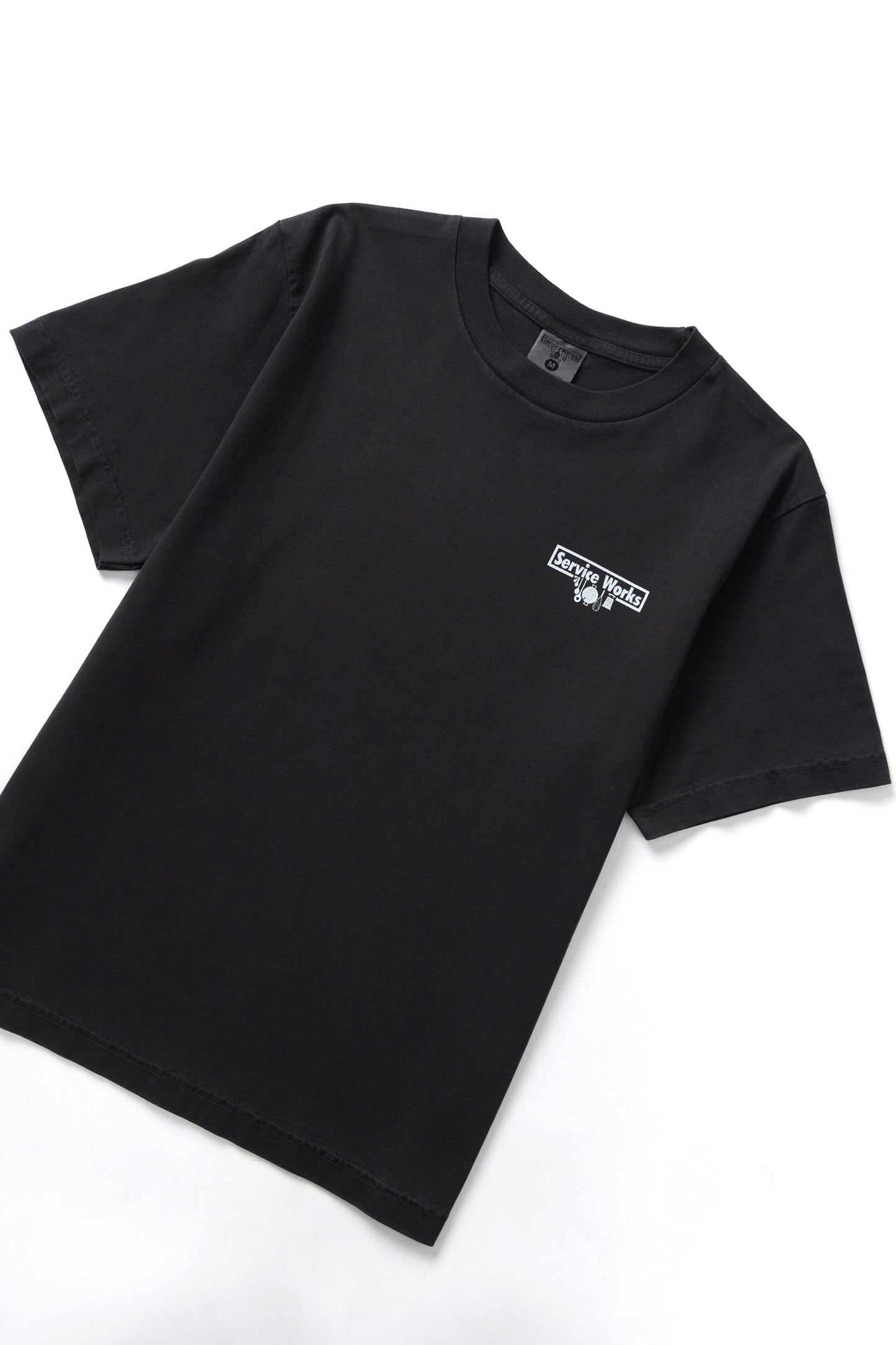 Service Works Pigment Dyed Trademark T-shirt Black