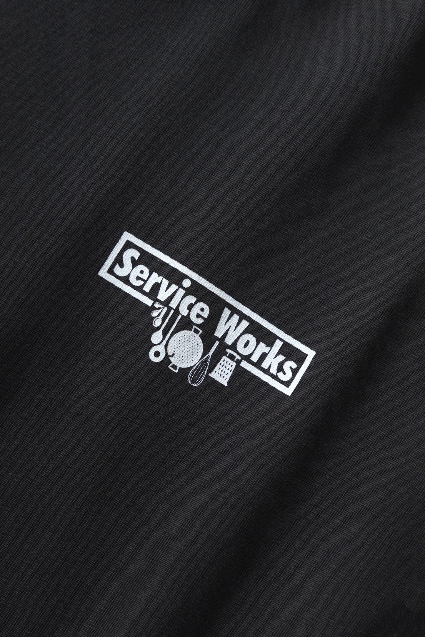 Service Works Pigment Dyed Trademark T-shirt Black