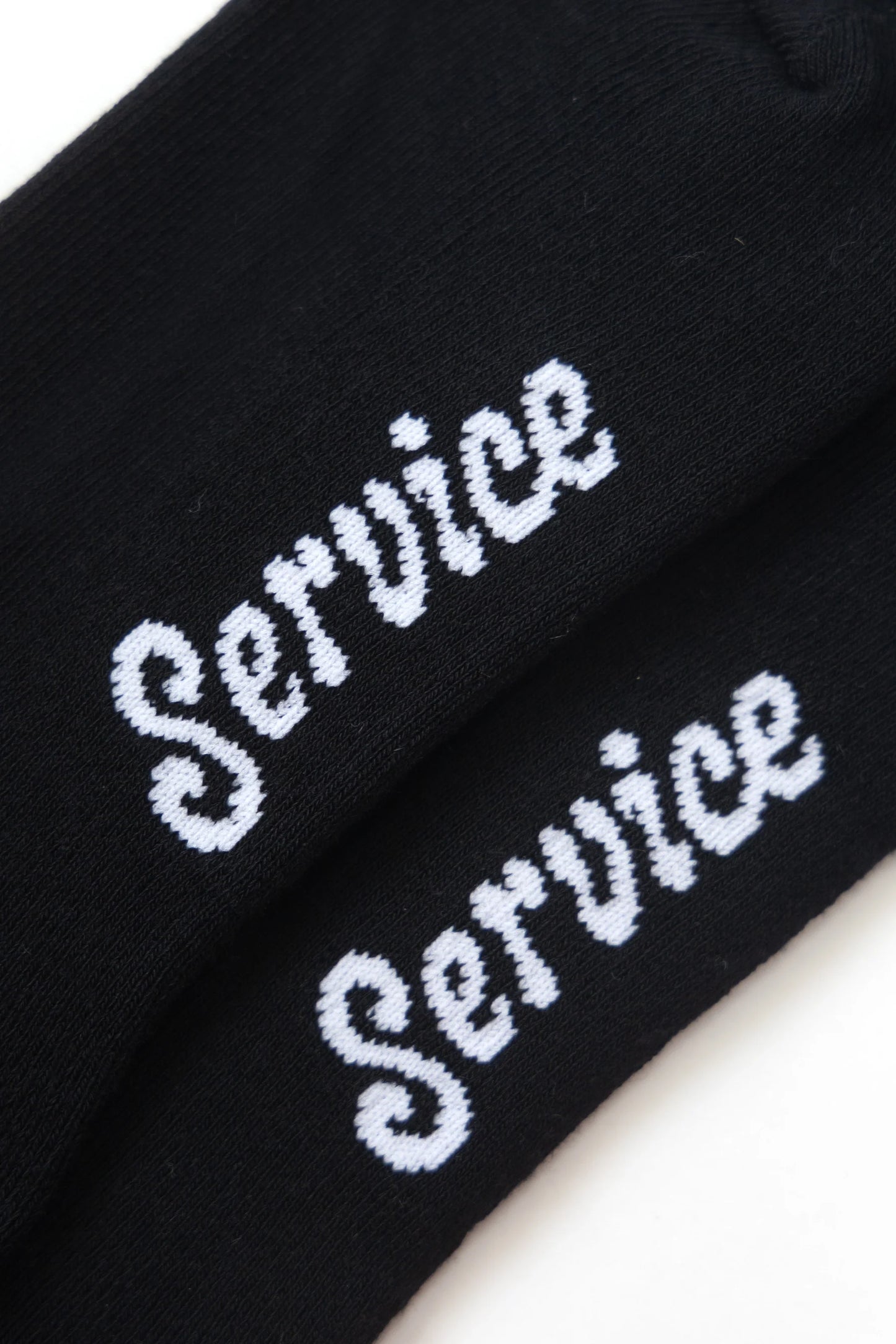 Service Works Knife & Fork Socks Black