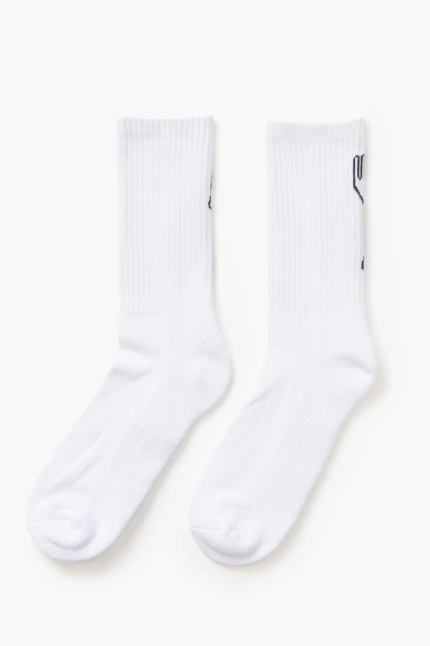 Service Works Knife & Fork Socks White