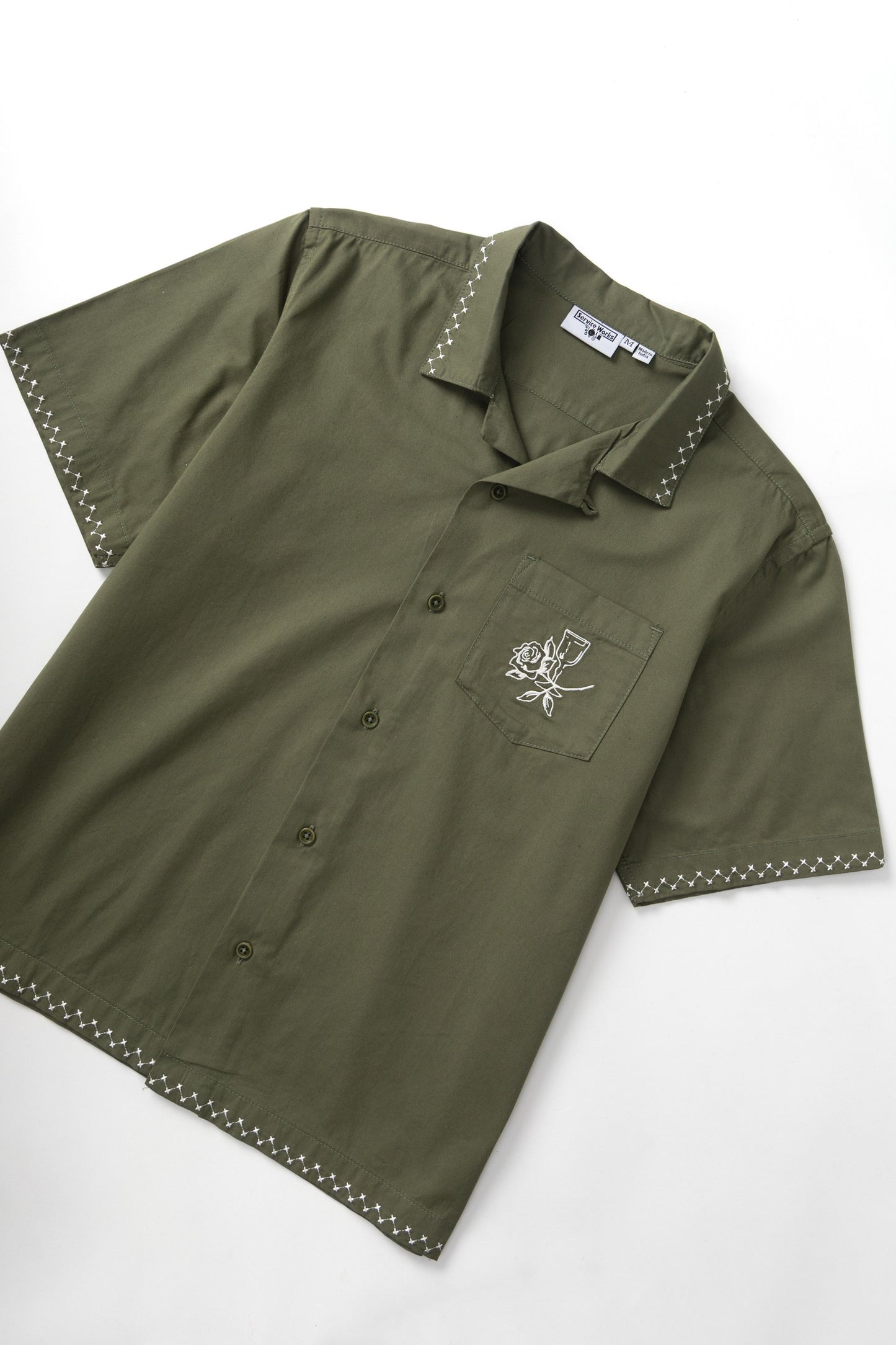 Service Works Border Shirt Olive