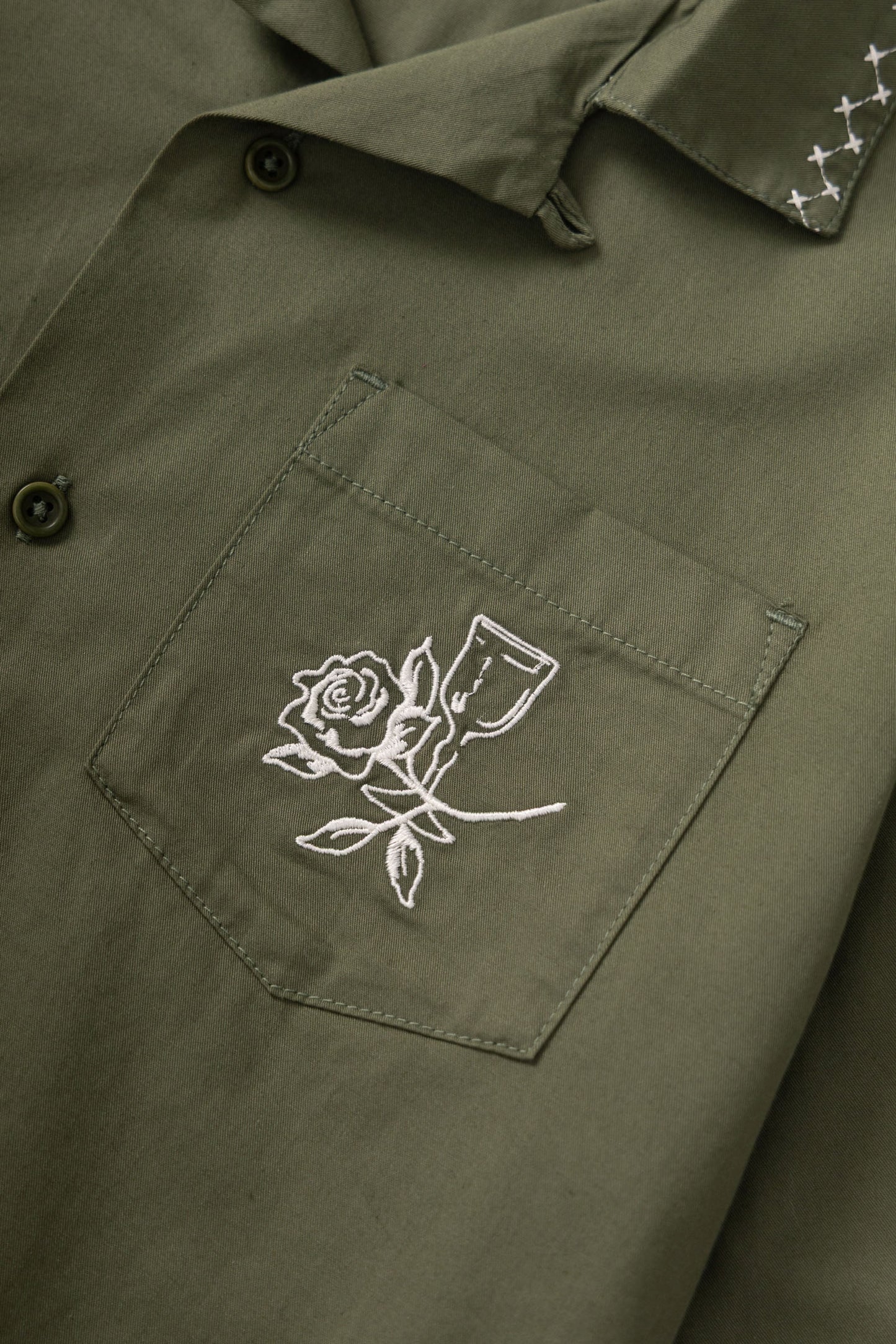 Service Works Border Shirt Olive