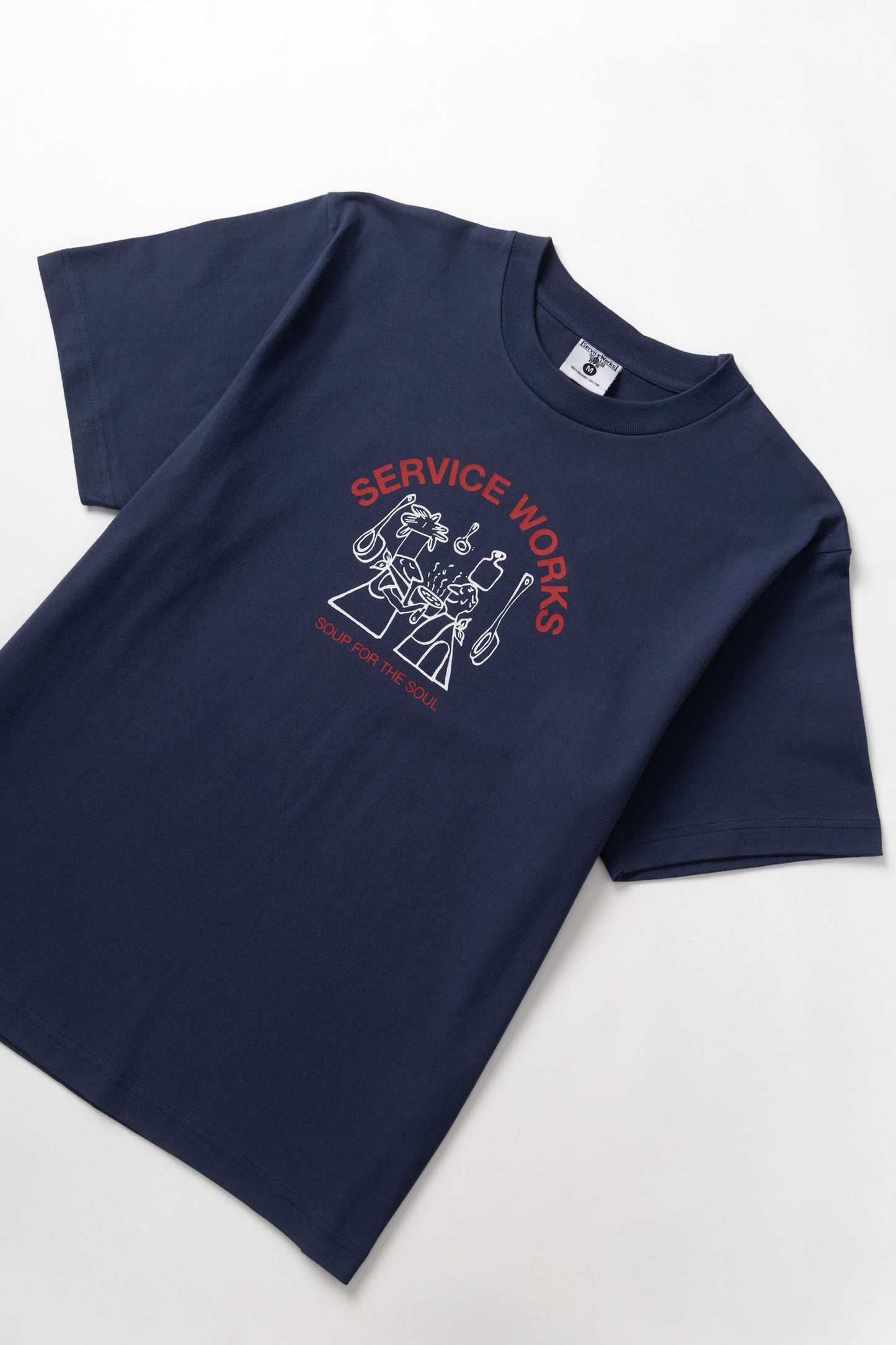 Service Works Soup For The Soul T-shirt Navy