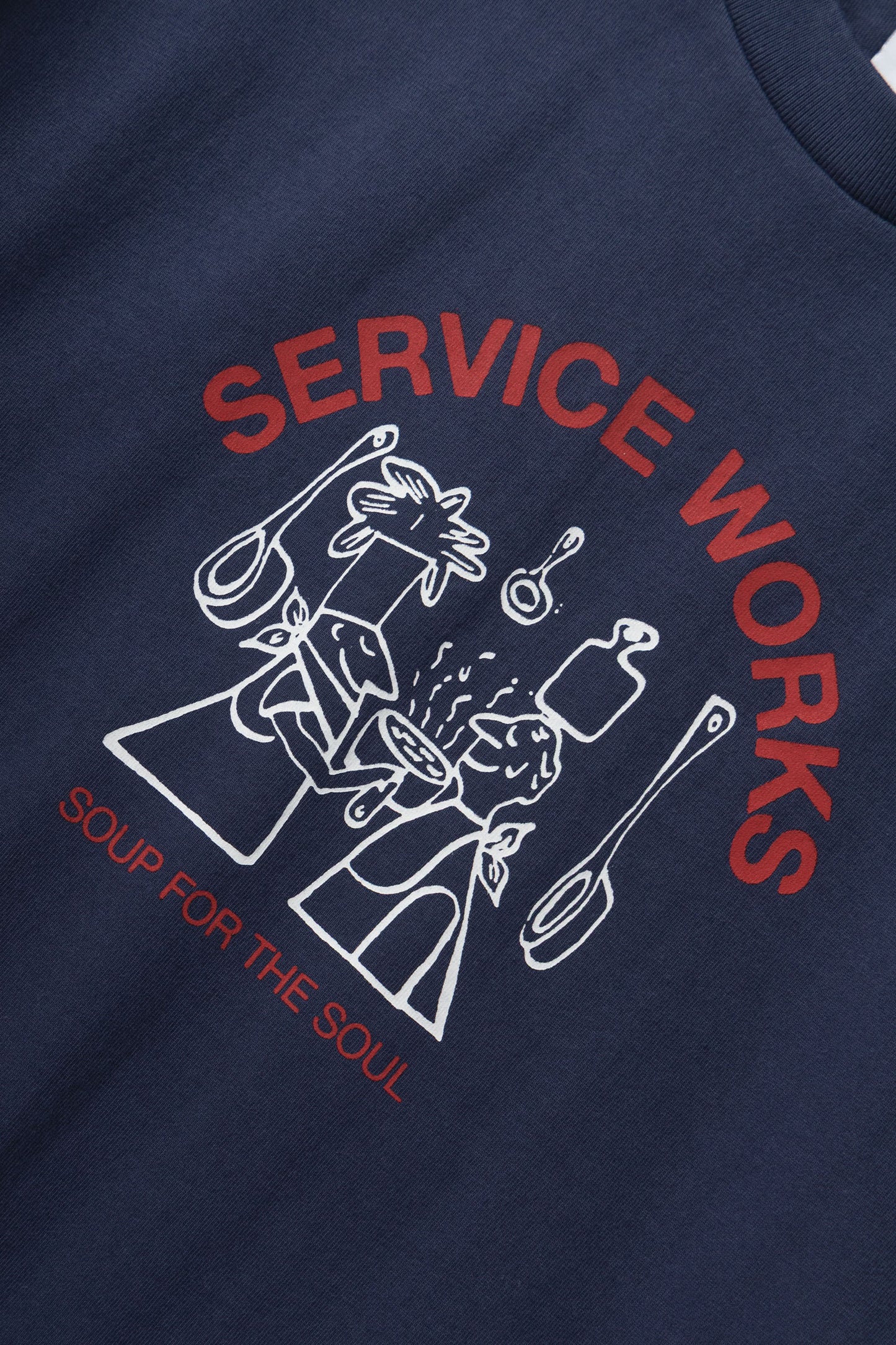 Service Works Soup For The Soul T-shirt Navy