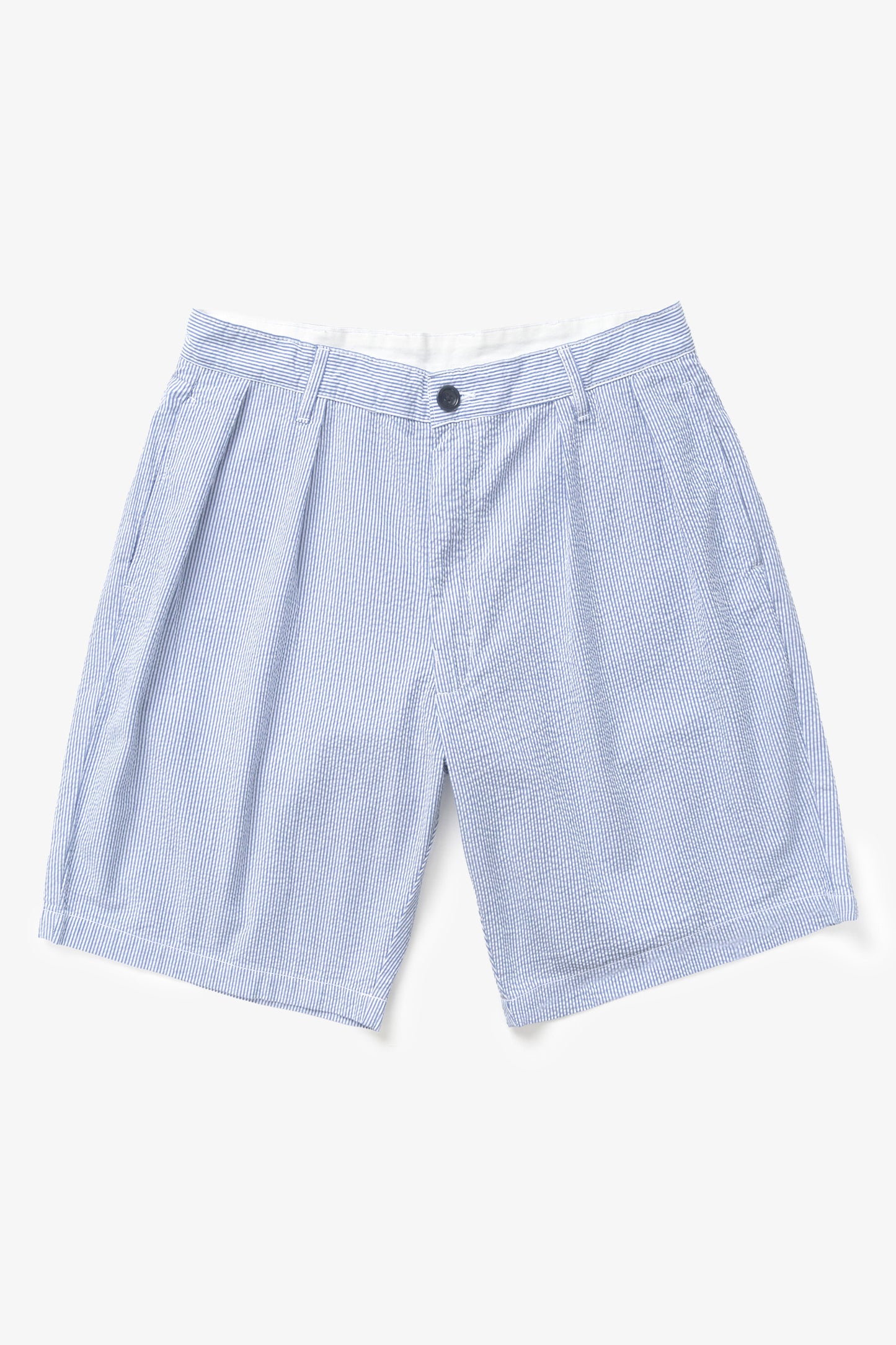 Service Works Seersucker Part Timer Shorts Navy Stripe