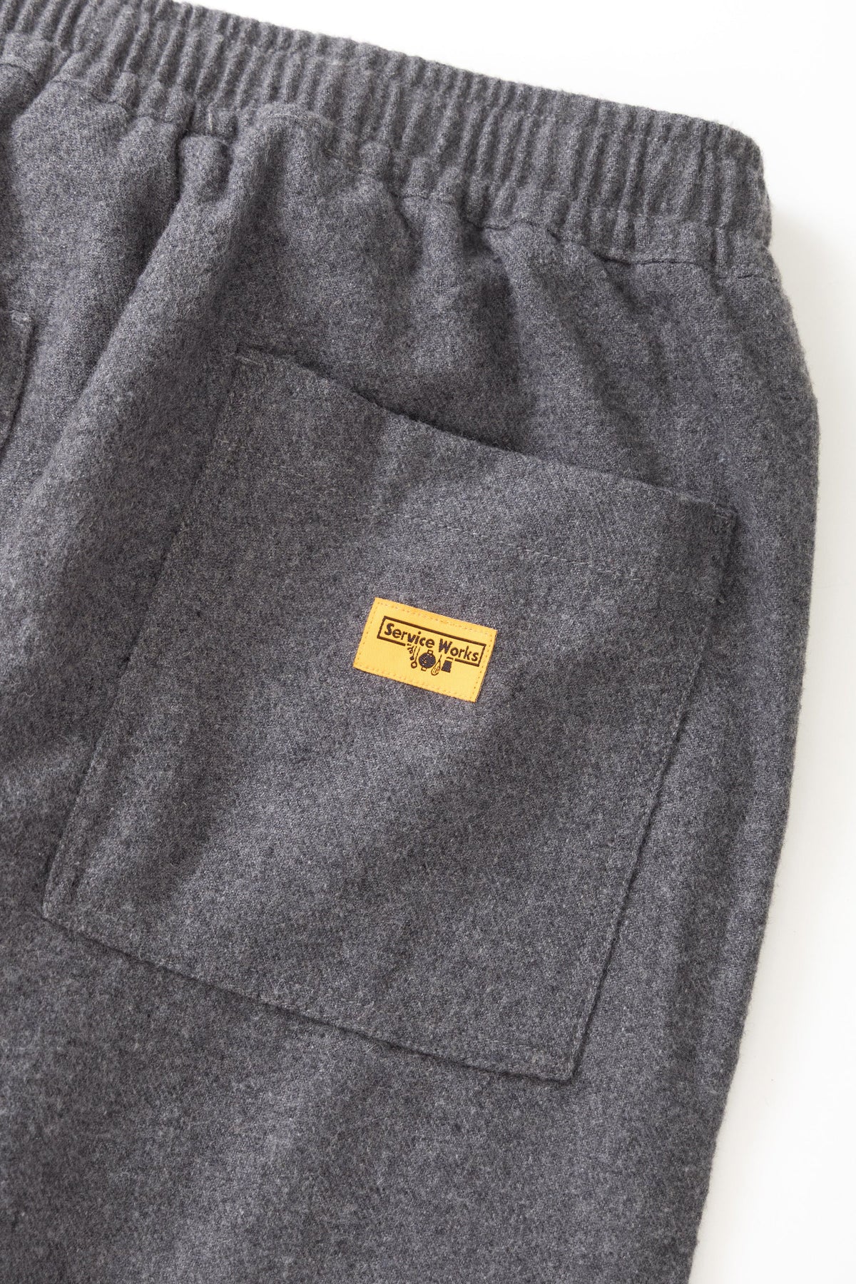 Service Works Flannel Chef Pants Charcoal