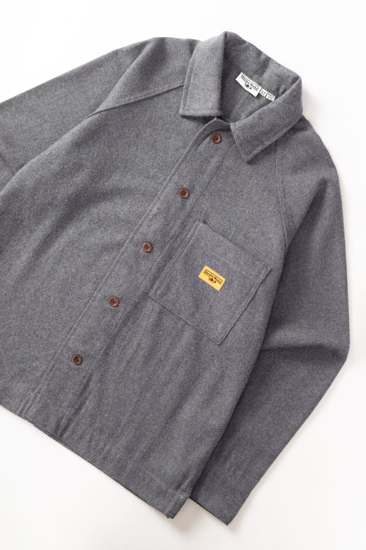 Service Works Flannel Front of House Jacket Charcoal