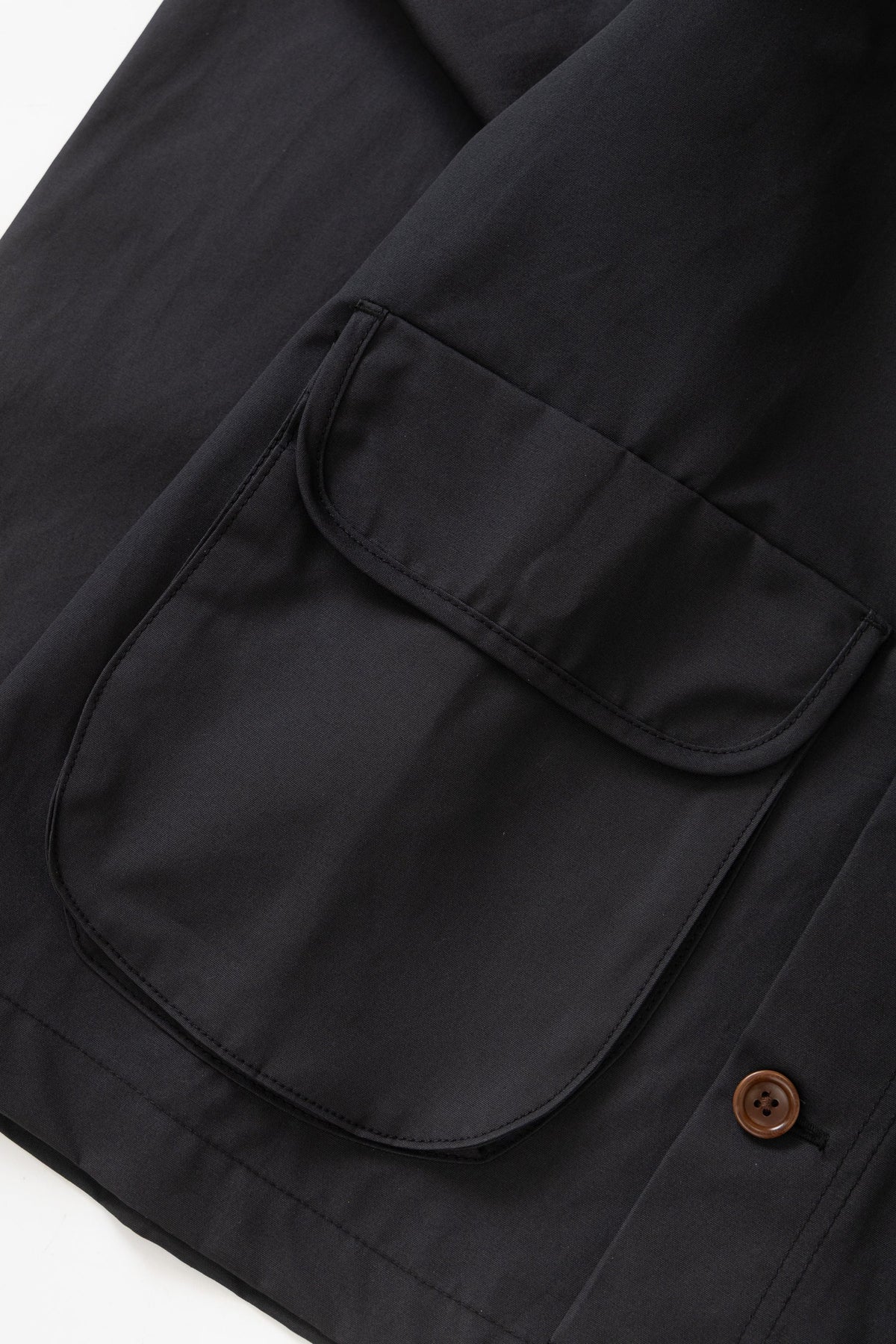Service Works Waxed Long Barn Coat Black