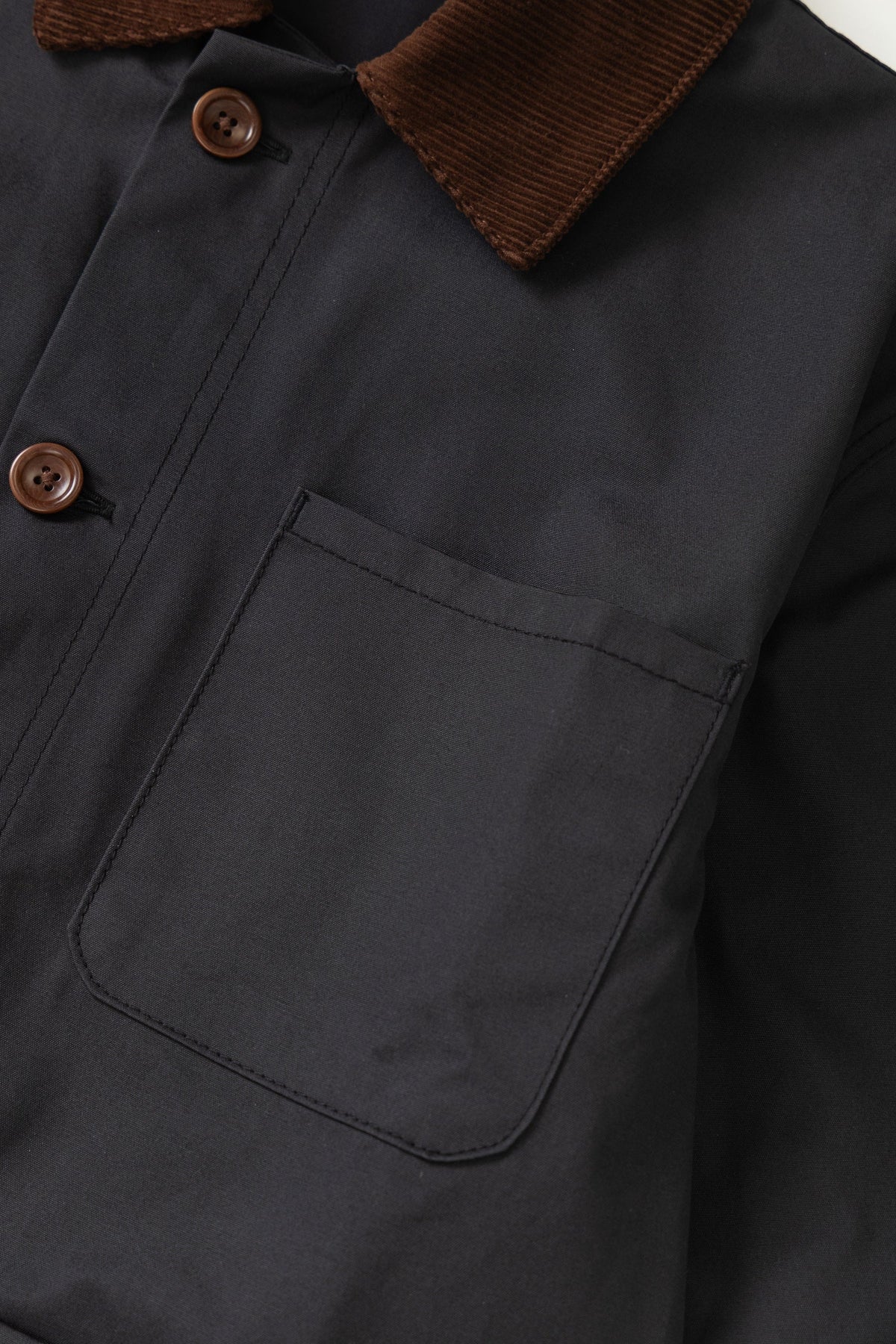 Service Works Waxed Long Barn Coat Black