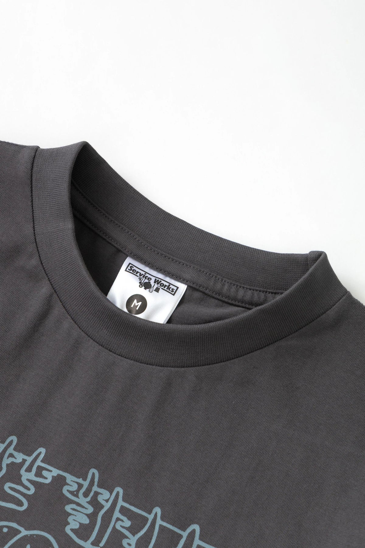 Service Works Symphony T-shirt Charcoal Grey