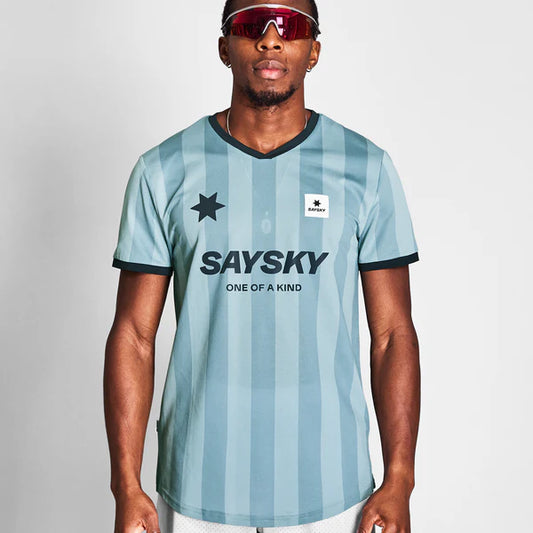 SAYSKY Stripe Combat T-shirt Blue