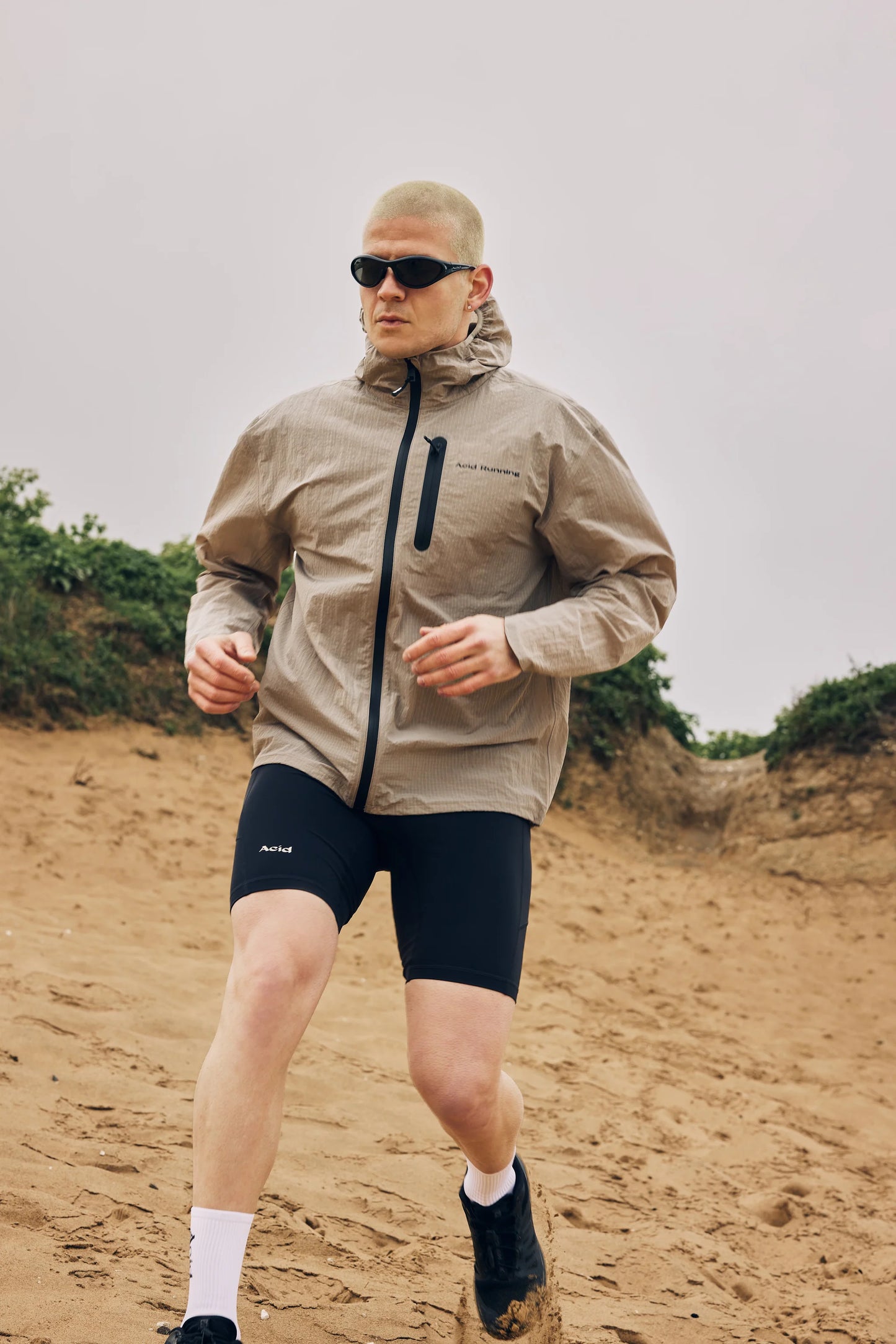Acid Running Lightweight Running Jacket Riverstone