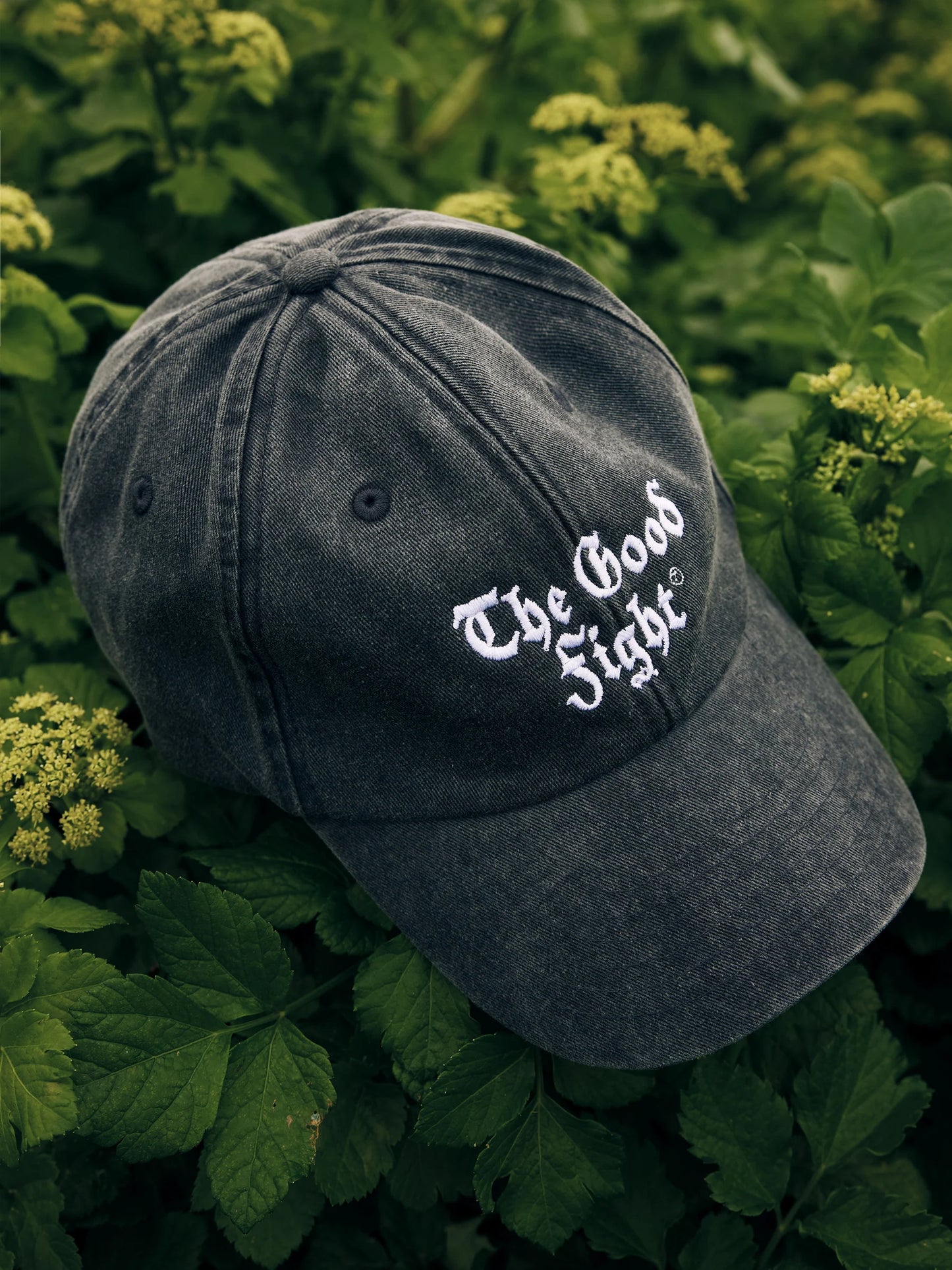 Acid Running The Good Fight Cap Washed Black