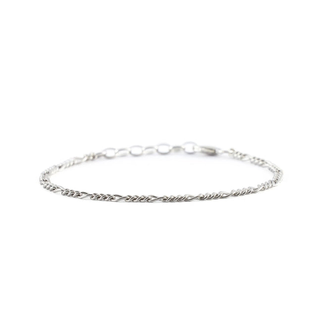 Serge DeNimes Silver Figaro Bracelet