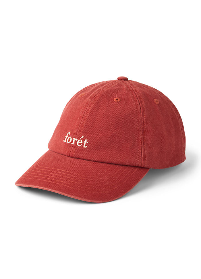 Forét Hawk Washed Cap Red