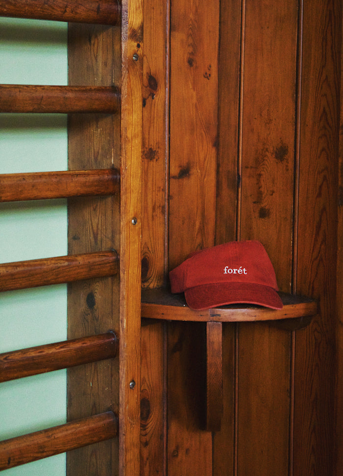 Forét Hawk Washed Cap Red