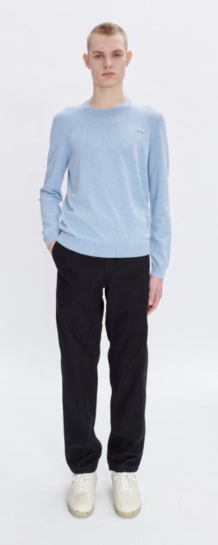 A.P.C. Amir Pullover Knit Light Blue