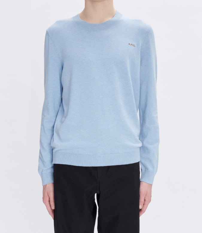 A.P.C. Amir Pullover Knit Light Blue