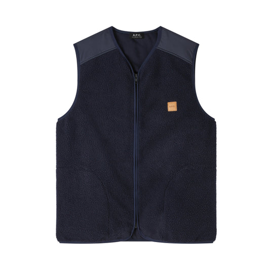 A.P.C. Nate Vest Dark Navy