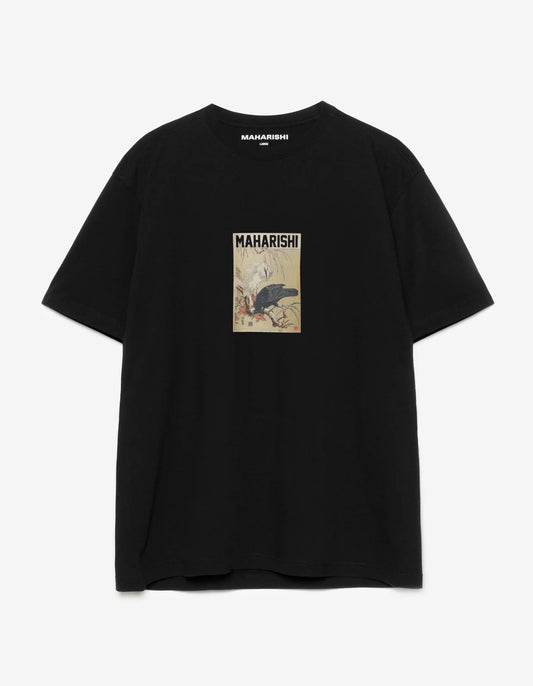 Maharishi Crow & Heron T-Shirt Black
