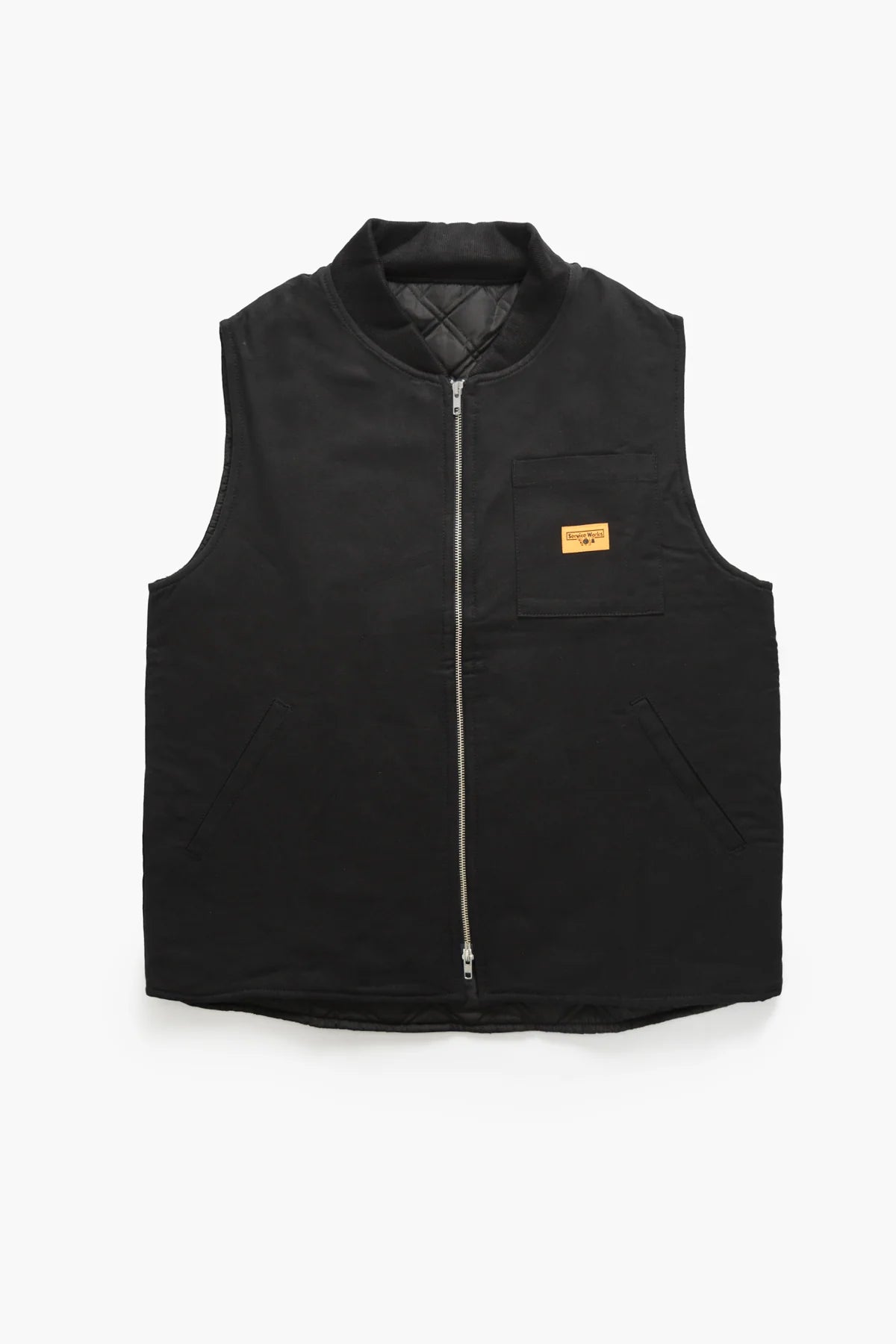 Service Works Padded Work Vest Black